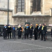 Flashmob zum Internationalen Frauentag in Münster